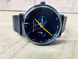 New Ted Baker Navy Analog Watch - For Men TE50716010, no box, has scratch on face & on side, needs battery! Retails $255+