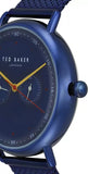 New Ted Baker Navy Analog Watch - For Men TE50716010, no box, has scratch on face & on side, needs battery! Retails $255+
