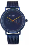 New Ted Baker Navy Analog Watch - For Men TE50716010, no box, has scratch on face & on side, needs battery! Retails $255+