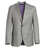 NEW TED BAKER LONDON GREY SHARKSKIN JAY SLIM FIT SUIT JACKET! JACKET ONLY!! SZ 40S! RETAILS $500+