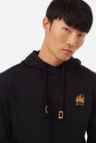 New Tentree Golden Forest Hoodie Men's Eco-Friendly Hooded Pullover, black, Sz L! Retails $88+