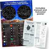 New The Thames & Kosmos Planetarium Projector Essential STEM Tool | Illuminate Your Room as a Planetarium Theater | Dual Projector Casts Star Maps & Space-Themed Images from the James Webb Space Telescope