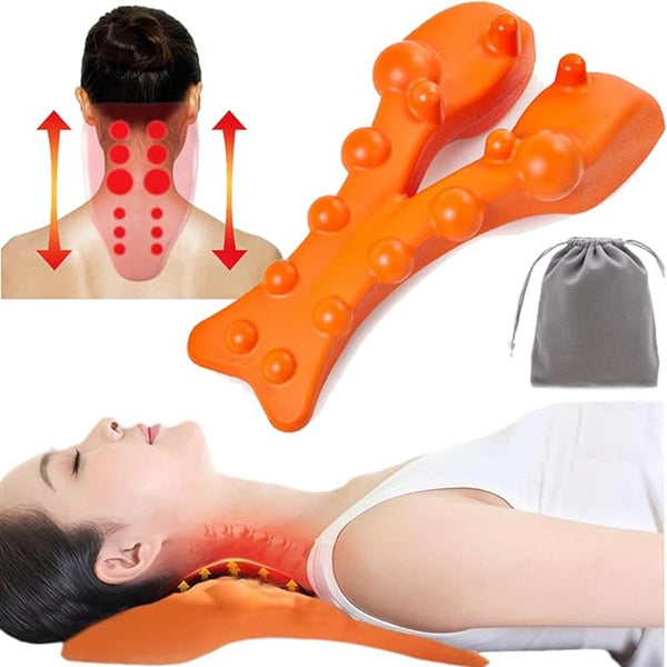 New Therapoint Trapezius Trigger Point Massager Stretcher for back &amp; neck (Orange)