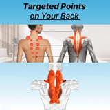 New Therapoint Trapezius Trigger Point Massager Stretcher for back &amp; neck (Orange)