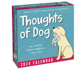 New Thoughts of Dog 2024 Day-to-Day Calendar Desktop Calendar