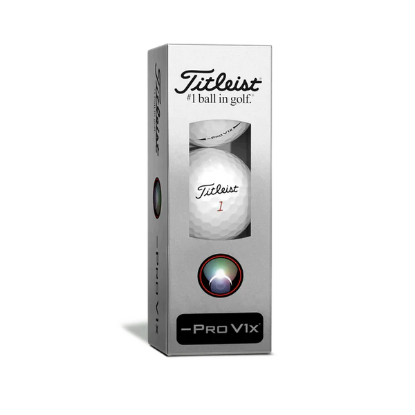 New Titleist Pro V1X Left Dash Golf Balls, 3 Pack