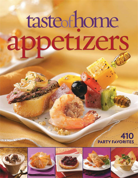 New Taste of Home Appetizers: 410 Party Favourites Paperback