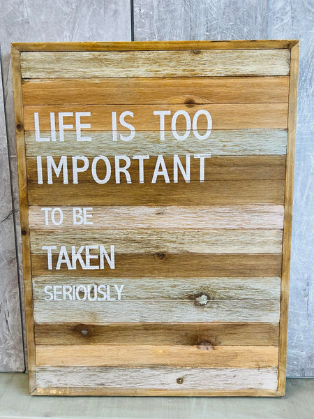 18x24" wood wall art with saying, Home Stager Lot