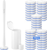 New Topo Bear Disposable Brush Holder Set with 40 Refills Disposable Cleaning System for Bathroom