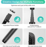 New Torjim 60” Phone Tripod & Selfie Stick, All in One Extendable Cell Phone Tripod with Remote Shutter for Live Streaming/Video Recording/Photo, Upgraded iPhone Tripod Stand Compatible with iOS/Android