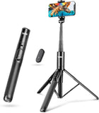New Torjim 60” Phone Tripod & Selfie Stick, All in One Extendable Cell Phone Tripod with Remote Shutter for Live Streaming/Video Recording/Photo, Upgraded iPhone Tripod Stand Compatible with iOS/Android