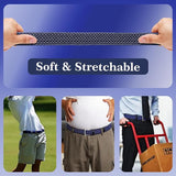 New TOUGERJOY Mens Stretch Belt, Woven Elastic Braided Web Belt Casual for Golf Hunting Pants Jeans 120 cm (48"Length)