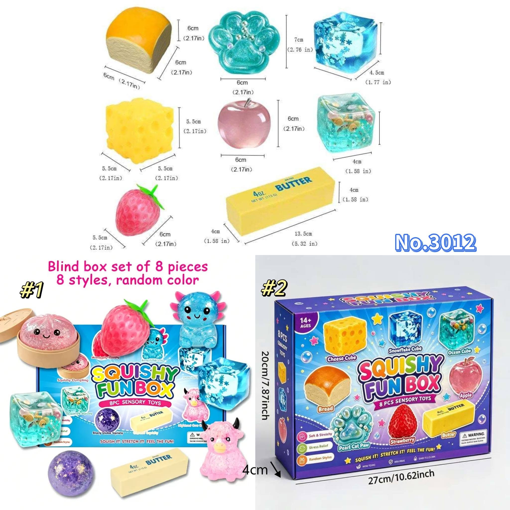 Hot sell toys set No.30128! Blind Box set of 8 Random Tax included, 2 Styles to choose