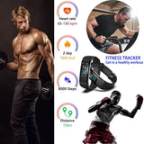 New Fitness Tracker with Blood Pressure Heart Rate Sleep Monitor, Waterproof Activity Tracker Health Watch, Step Calorie Counter Pedometer for Men and Women for Android and iOS Smartphone