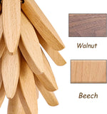 New Retails $47+ Unique Tree Shaped Beech Wood Heat Resistant Trivet Mats Set for Hot Dishes, Simply pull the leaves up off the tree to use as a trivet/mat! OURS IS BEECH WOOD