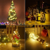 New Trueliving Led Fairy String Lights Battery Operated 20 Led Micro Starry Lights On 3.5 Ft Silver Copper Wire