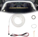 New Dynamic Flowing Car Trunk Light Strip, Trunk Led Light Strip，Led Strip Lights for Car Cargo Area or Interior Illumination Decoration (White,Full Circle 4 m/157 in)