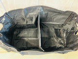 New Collapsible Storage Trunk Cargo 2 compartment Bag with exterior mesh pockets! Black!