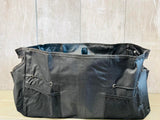 New Collapsible Storage Trunk Cargo 2 compartment Bag with exterior mesh pockets! Black!