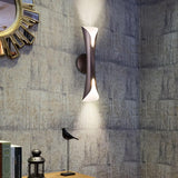 New Retails $90 Large Tubicen Modern Wall Sconce Up and Down Wall Lights 15.7" H Indoor Dimmable Mid Century Modern E12 Wall Sconces for Bedroom Living Room Home Theater Hardwired
