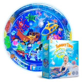 New Retails $40+ Tummy Time Water Mat, Premium Activity Center Promoting Baby Motor & Sensory Development, Inflatable Playmat Pat Visual Stimulation Gift For Infants & Toddlers