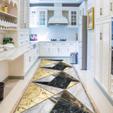 New TUOJINRUIDA Modern Geometric Runner Rug Carpet 2 Ft 7 Inch x 7 Ft 8 Inch for Hallway Indoor Non Slip Washable Rug for Kitchen Entryway Entrance Living Room Bedroom