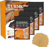New Turmeric Varicose Veins Treatment for Legs Patch, Naturally Relieves Varicose Veins in Legs and Spiders (1 Boxes 48 PCS)