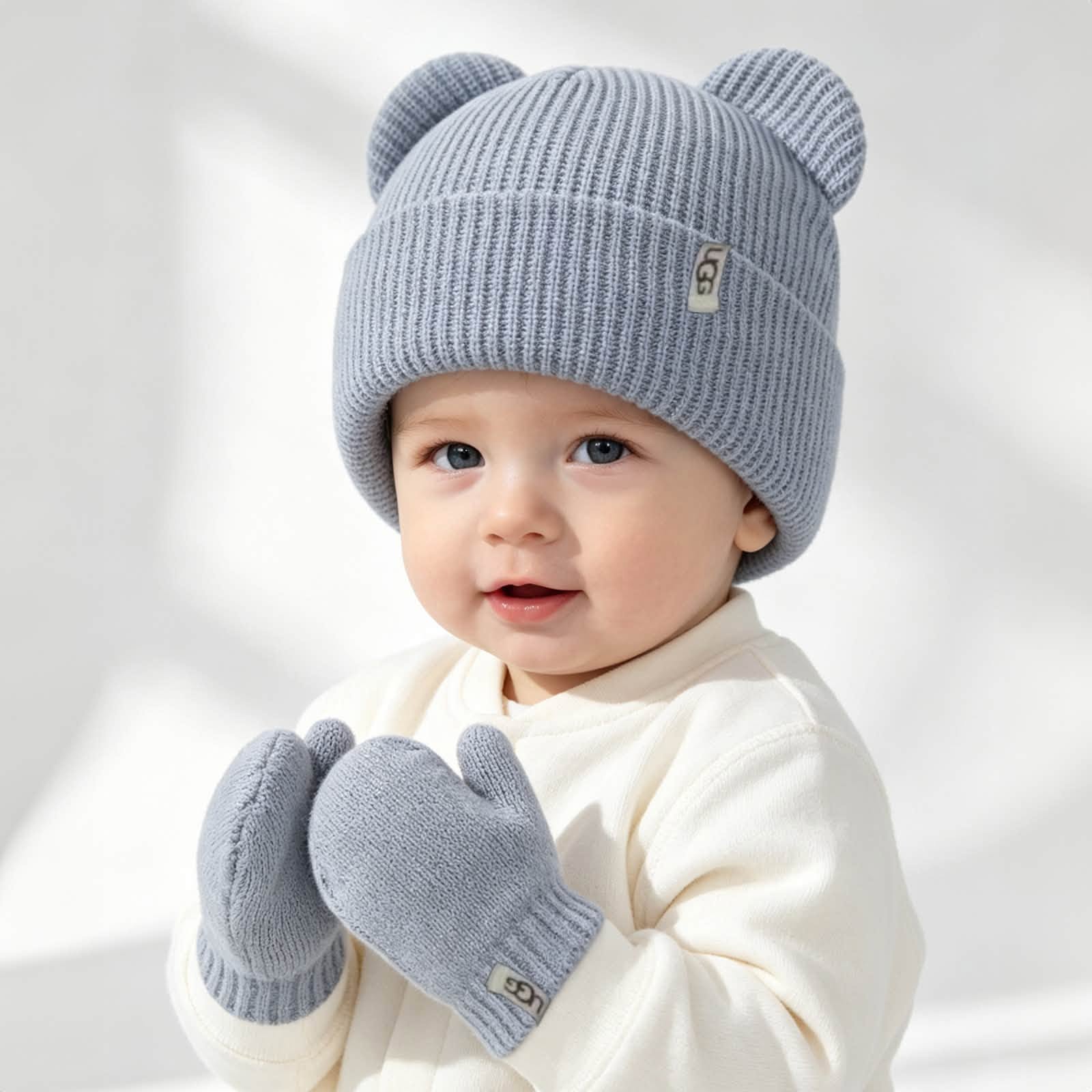 Inspired by Kids U^GG hats/gloves set No.336110, choose between 7 colours to choose from! Tax included