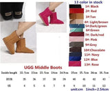 Middle U^GG boots9, 13 colour in stock  size 35-43EUR Tax included