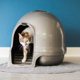 NEW Petmate Booda Cleanstep Litter Dome for Cats, Titanium, Retails $129