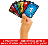 New Mattel Games UNO Show ‘em No Mercy Card Game for Kids, Adults & Family Parties and Travel with Extra Cards, Special Rules and Tougher Penalties