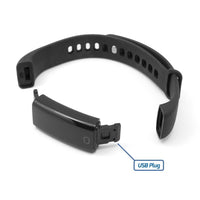 New in package! UNOTEC Health One Activity Bracelet with Heart Rate Monitor and Pressure, rechargeable with integrated USB port! Easy to Operate!