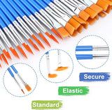 New UPINS 30 Pcs Paint Brushes,Small Brush Bulk for Detail Painting