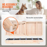 NEW Retails $150+ Large 47.2 inch VEVOR Dog Ramp, Folding Pet Ramp for Bed, Adjustable Dog Ramp for Small, Large, Old Dogs & Cats, Wooden Pet Ramp with 47.2" Long Ramp, Adjustable from 13.77" to 25.59", Suitable for Couch, Sofa, Car