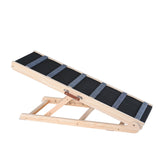 NEW Retails $150+ Large 47.2 inch VEVOR Dog Ramp, Folding Pet Ramp for Bed, Adjustable Dog Ramp for Small, Large, Old Dogs & Cats, Wooden Pet Ramp with 47.2" Long Ramp, Adjustable from 13.77" to 25.59", Suitable for Couch, Sofa, Car