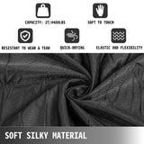 NEW Vevor Complete Aerial Silk Kit Trapeze Hammock 11 Yards fit Yoga Swing Stand Antigravity Silks 10Mx2.8M, Black! Retails $146+