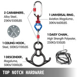 NEW Vevor Complete Aerial Silk Kit Trapeze Hammock 11 Yards fit Yoga Swing Stand Antigravity Silks 10Mx2.8M, Black! Retails $146+