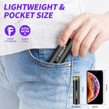 New UV Flashlight Rechargeable 395nm Black Light for Pet Urine Detection, USB - C Portable Blacklight Mini Powerful Woods Lamp LED Ultra Violet Flashlights uv for Resin Curing, Leak Detection, Travel