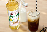 NEW Monin Vanilla Syrup 750mL, BB: 11/28 Great to make iced coffee, latte, mochas, smoothies, shakes at home
