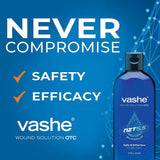 New Retails $30+ Vashe Wound Solution OTC | Pure Hypochlorous Acid-Preserved Wound Cleanser | Home Wound Care | Non-Cytotoxic and Skin-Neutral pH | 8.5 Fl Oz