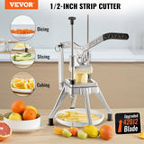NEW VEVOR Commercial Vegetable Fruit Chopper 1/2″ Blade Heavy Duty Professional Food Dicer