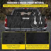 New VEVOR Tailgate Pad for Bikes, Tailgate Protection Cover Carries UP to 6 Mountain Bikes, 63" Bike Pickup Pad for Pickup Truck! Retails $110+