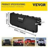 New VEVOR Tailgate Pad for Bikes, Tailgate Protection Cover Carries UP to 6 Mountain Bikes, 63" Bike Pickup Pad for Pickup Truck! Retails $110+