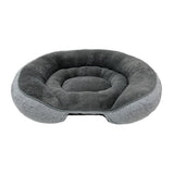 New Vibrant Life 38in Orthopedic Oval Lounger Dog Bed in Grey! Retails $70+