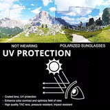 New Pit Viper P-V Polarized Cycling Sunglasses,UV400 Polarized Sunglasses for Men and Women Driving Running Climbing Fishing Golf