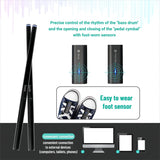 New in sealed box! VIRTUAL Air Drum Sticks Set, Virtual Drum Set Portable Simulation 2 Modes MIDI Support for Beginners Retails $170+