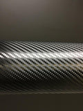 New VViViD+ Premium Black Carbon Fiber Vinyl Wrap Film (6ft x 5ft) on roll! NOTE! 1 end has small damage from transport, could easily cut off!