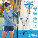 Retails $170+ New ANYTHING SPORTS Portable Volleyball Setting Trainer with adjustable height, easy set up