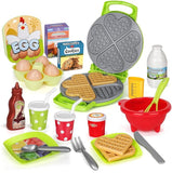 New Play Food Waffle Toy Pretend Role Play Toys Kitchen Toys for Kids Children Educational Toy