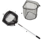 New Fishing Net with Telescoping Handle Collection - Collapsible and Adjustable Landing Net with Corrosion Resistant Handle and Carry Bag by Wakeman Outdoors
